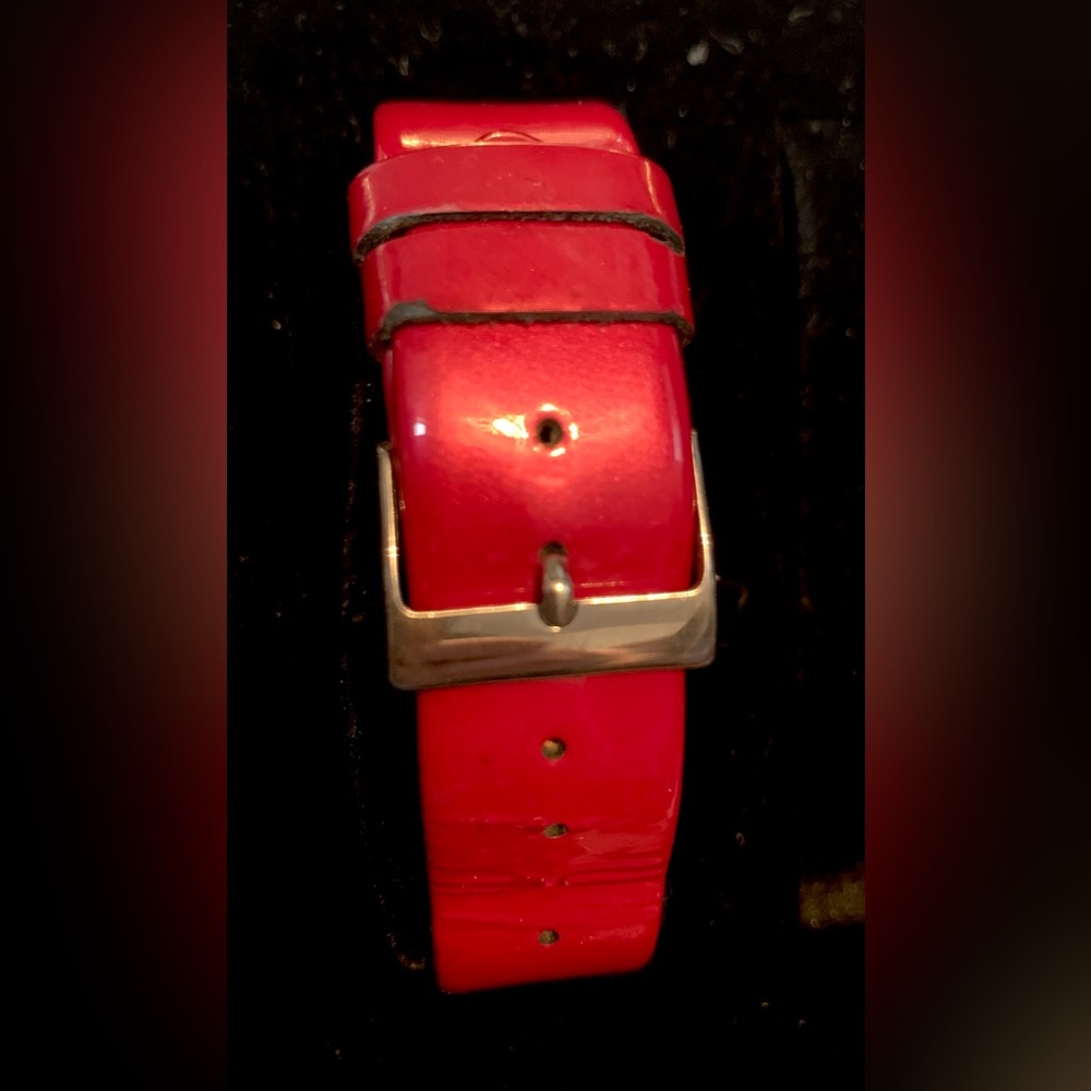 GUESS Magenta Rhinestone Watch - Picture 3 of 4